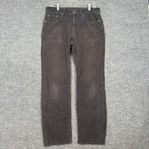 Banana Republic Pants Mens 33x32 Gray Corduroy Straight Fit‎ Chino Pants Casual